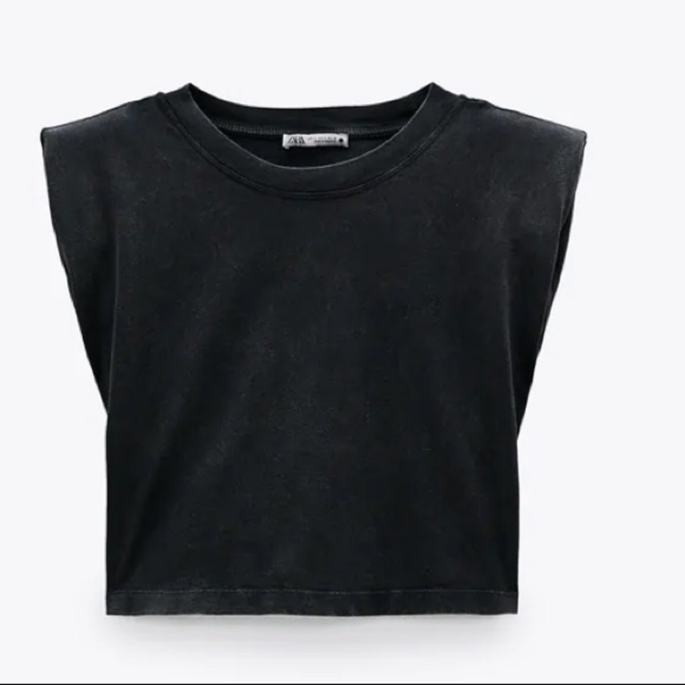 COPY - SHOULDER PAD SHIRT from Zara